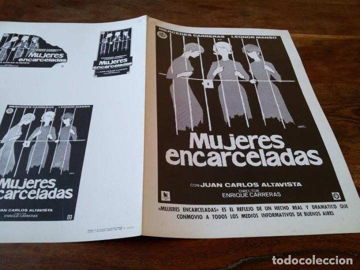 Cine: mujeres encarceladas - mercedes carreras, leonor manso - guia original diasa a&ntilde;o 1977