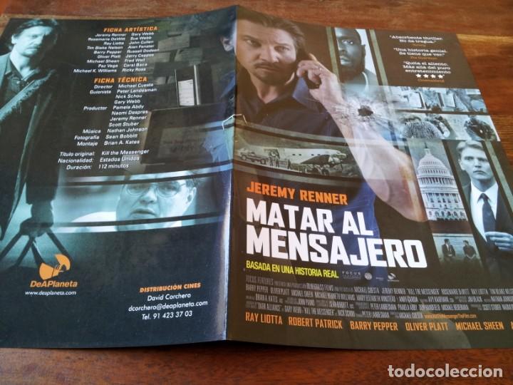 Cine: Matar al mensajero - Jeremy Renner, Mary Elizabeth Winstead - guia original deaplaneta a&ntilde;o 2014