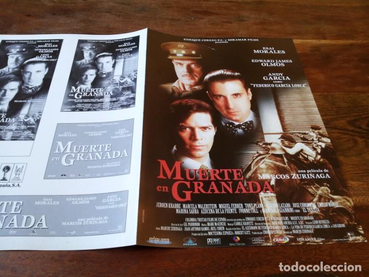 Cin&eacute;ma: Muerte en Granada - Andy Garc&iacute;a, Edward James Olmos, Esai Morales - guia original columbia a&ntilde;o 1996