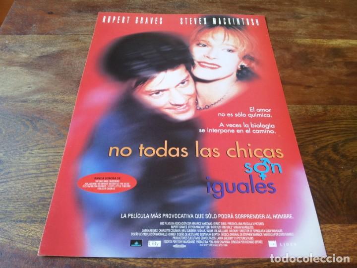 Cin&eacute;ma: No todas las chicas son iguales - Rupert Graves, Steven Mackintosh - guia original aurum a&ntilde;o 1996