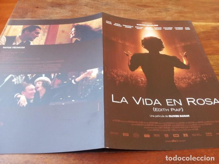 Cin&eacute;ma: La vida en rosa - Marion Cotillard, Sylvie Testud, Pascal Greggory - guia original alta a&ntilde;o 2007