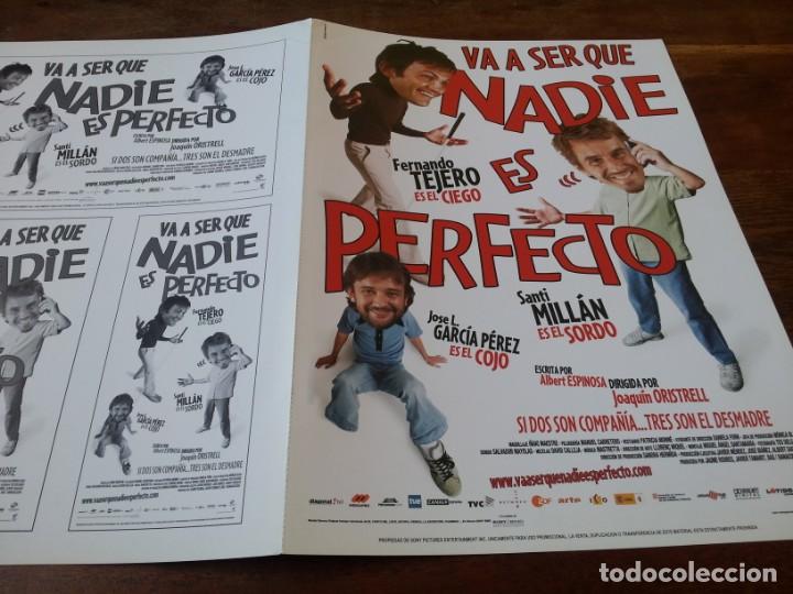 Cine: Va a ser que nadie es perfecto - Fernando Tejero, Santi Mill&aacute;n - guia original sony a&ntilde;o 2006