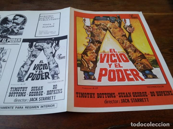 Kino: El vicio y el poder - Timothy Bottoms, Susan George, Bo Hopkins - guia original hispamex a&ntilde;o 1976