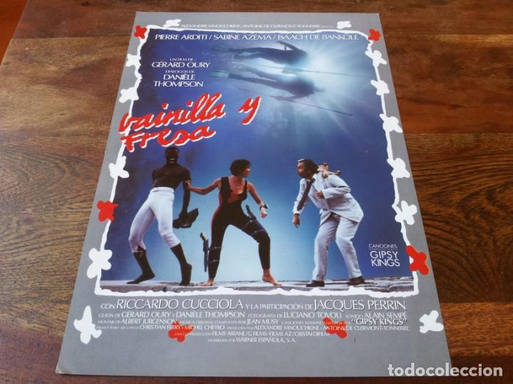 Cin&eacute;ma: Vainilla y fresa - Pierre Arditi, Sabine Az&eacute;ma, G&eacute;rard Oury - guia original warner a&ntilde;o 1989