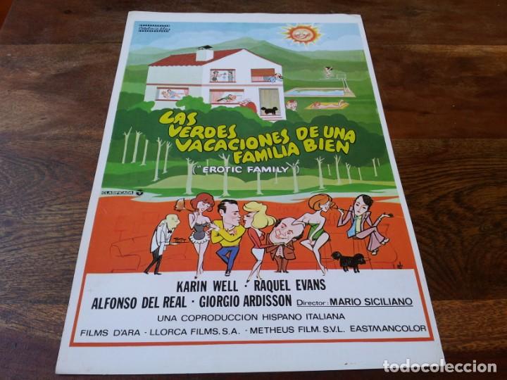 Cine: Las verdes vacaciones de una familia bien - raquel evans - guia original catalonia a&ntilde;o 1980