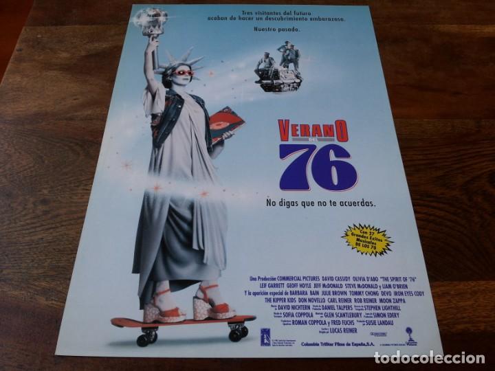 Cin&eacute;ma: VERANO DEL 76 - leif garret, olivia d'abo, david cassidy - guia original columbia a&ntilde;o 1990