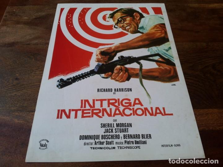 Cin&eacute;ma: Intriga internacional - Richard Harrison, sherill morgan - guia original vi&ntilde;als a&ntilde;o 1974 jano