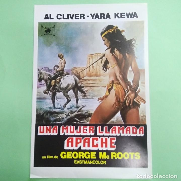 Cine: GUIA DE CINE - LA MUJER APACHE - UN FILM DE GEORGE MC ROOTS - 2 PAGINAS - EXCELENTE - L10