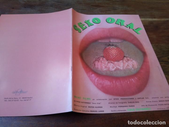 Cine: Sexo oral - Santiago Segura, Eva Lyberten, Chus Gutierrez - Guia original Alta Films 1993