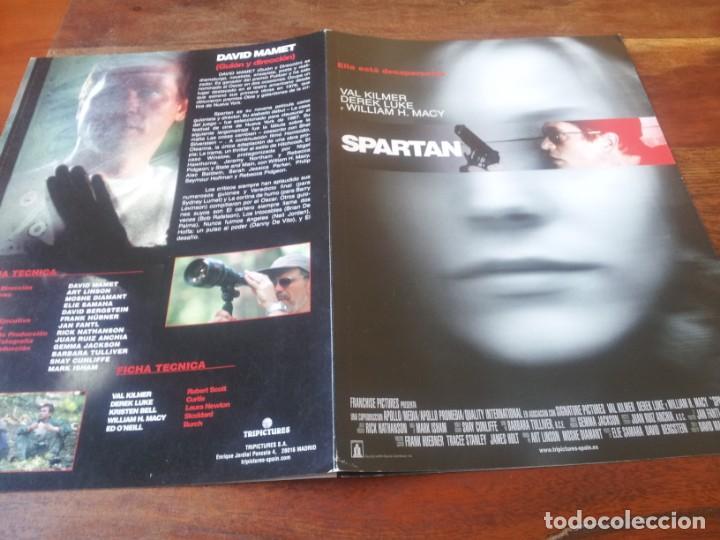 Cinema: Spartan - val kilmer, william h. macy, derek luke, david mamet - guia original tripictures a&ntilde;o 2004