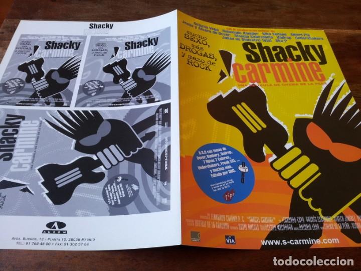 Cine: Shacky Carmine - Fernando Cayo, Andr&eacute;s Gertrudix, Rebeca Jim&eacute;nez - guia original aurum 1999