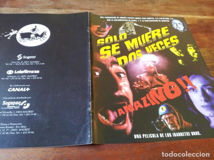 Cin&eacute;ma: S&oacute;lo se muere dos veces - alex angulo, rosana pastor - guia original de lujo sogepaq a&ntilde;o 1996