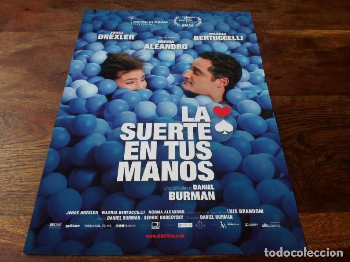 Cine: La suerte en tus manos - Jorge Drexler,Valeria Bertuccelli, Norma Aleandro - guia original alta 2012