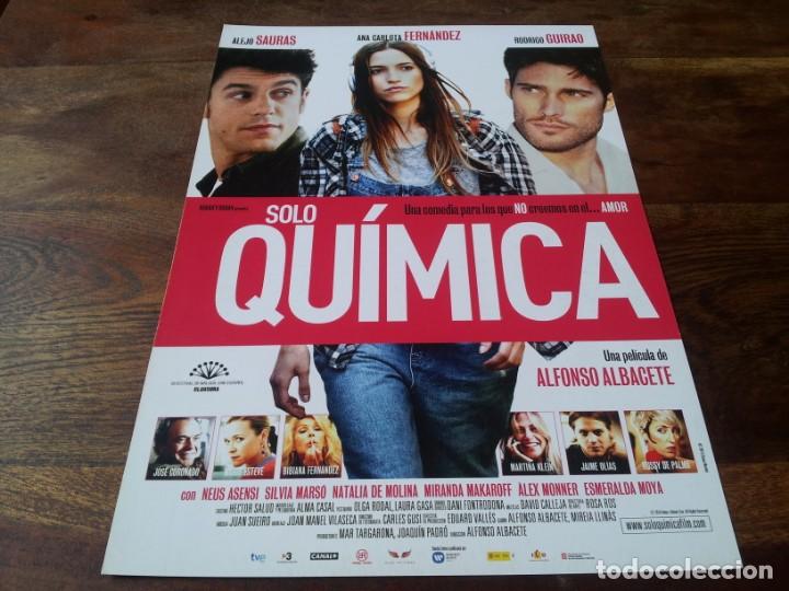 Cinema: S&oacute;lo qu&iacute;mica - Rodrigo Guirao D&iacute;az, Ana Fern&aacute;ndez, Alejo Sauras - guia original alfa 2015