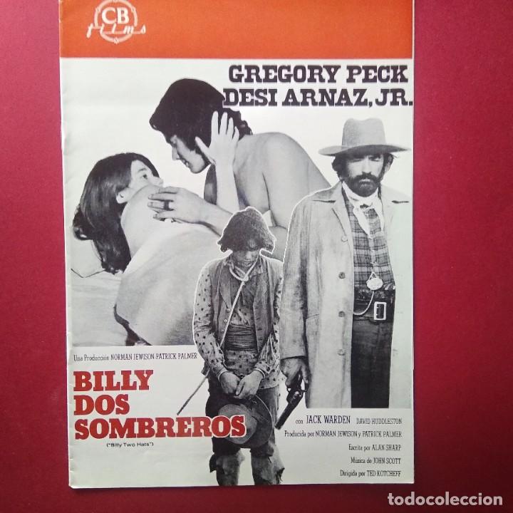 Cine: GUIA DE CINE - BILLY DOS SOMBREROS - GREGORY PECK- 8 PAGINAS - EXCELENTE - L3