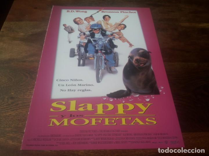 Cine: Slappy y los mofetas - BD Wong, Bronson Pinchot, Sam McMurray - guia original columbia 1997
