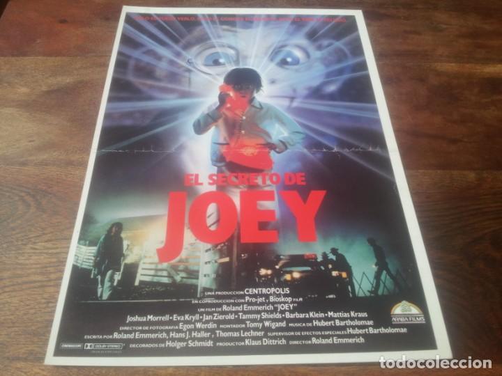 Cine: El secreto de Joey - Joshua Morrell, Eva Kryll, Roland Emmerich - guia original araba 1985