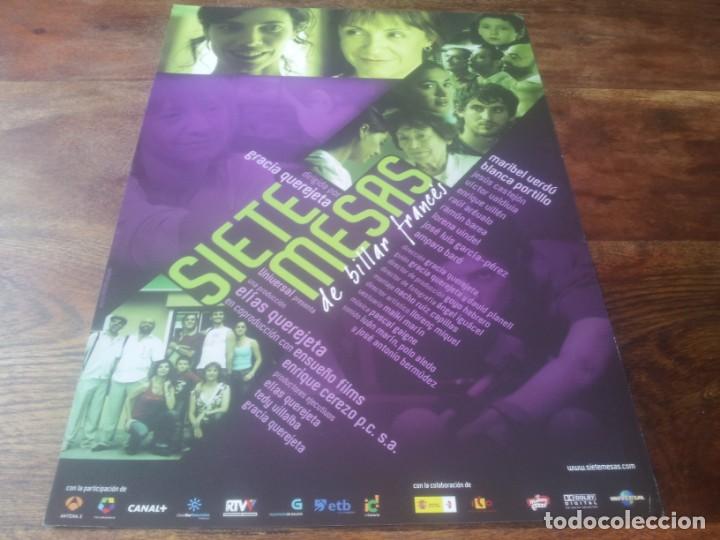 Cinema: Siete mesas de billar franc&eacute;s - Maribel Verd&uacute;, Blanca Portillo - guia original universal 2007