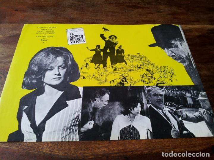Cinema: El secreto de Santa Vittoria - anthony quinn, virna lisi, hardy kruger - guia original filmayer 1969