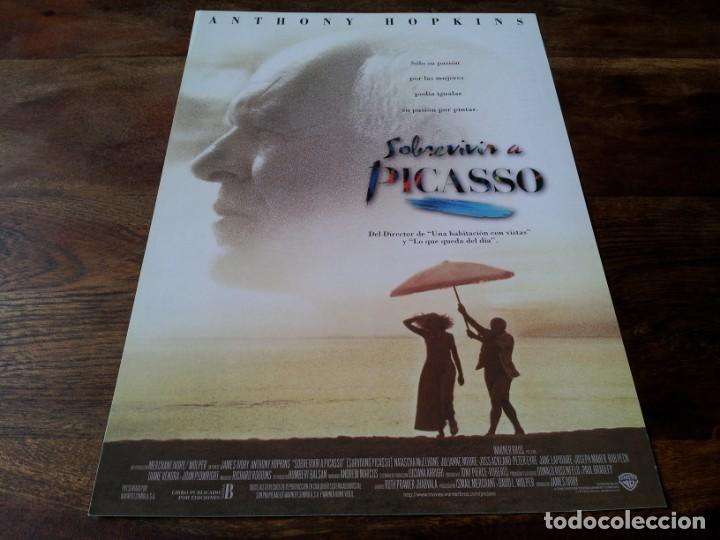 Cine: Sobrevivir a Picasso - Anthony Hopkins,Natascha McElhone,Julianne Moore - guia original warner 1996