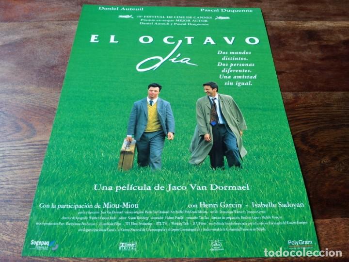 Cin&eacute;ma: El octavo d&iacute;a - Daniel Auteuil, Pascal Duquenne, Miou-Miou - guia original sogepaq 1996