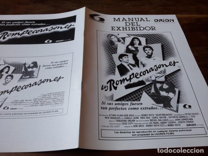 Cine: Los rompecorazones - Peter Coyote, Nick Mancuso, Carole Laure, Max Gail - guia original lauren 1984