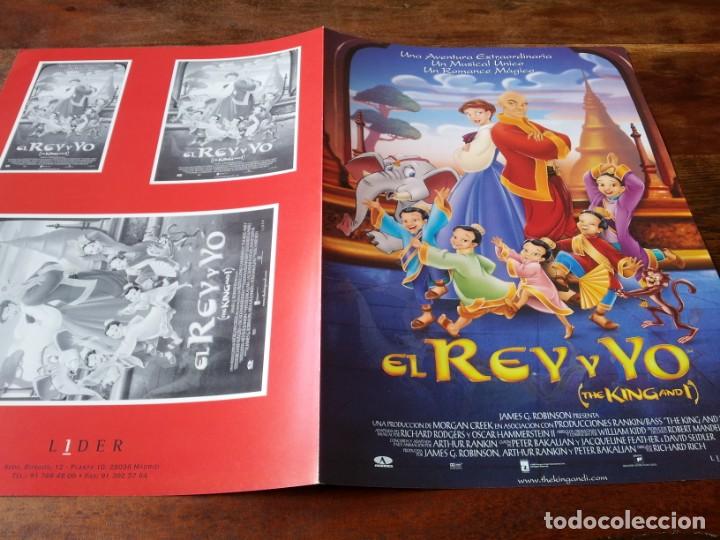 Cinema: El rey y yo - animaci&oacute;n - guia original aurum 1999