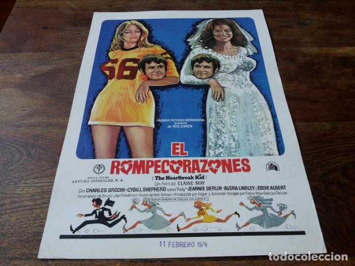 Cine: El rompecorazones - Charles Grodin, Cybill Shepherd, Jeannie Berlin - guia original regia 1973