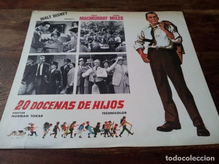 Cine: 20 docenas de hijos - Fred MacMurray, Vera Miles, Kurt Russell - guia original filmayer 1968 disney