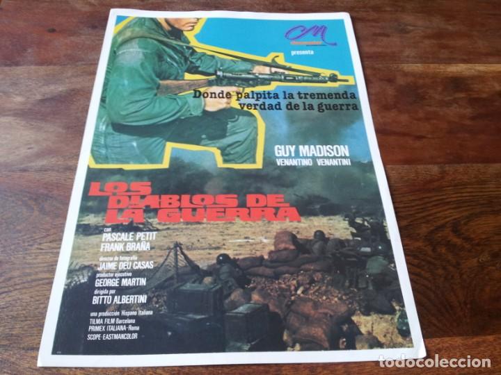 Cinema: Los diablos de la guerra - Guy Madison,Venantino Venantini,Anthony Steel - guia original cinemaster