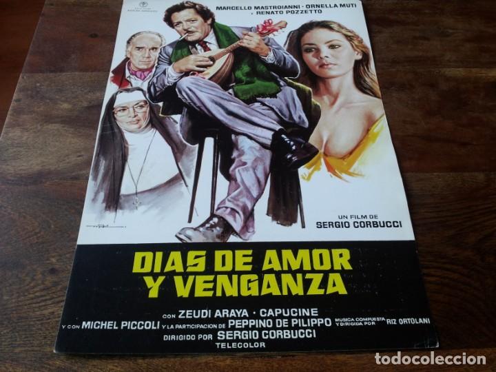 Cin&eacute;ma: D&iacute;as de amor y venganza - Marcello Mastroianni, Ornella Muti - guia original regia 1979 mac