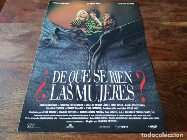 Cine: De qu&eacute; se r&iacute;en las mujeres? - Ver&oacute;nica Forqu&eacute;, Candela Pe&ntilde;a - guia original columbia 1996