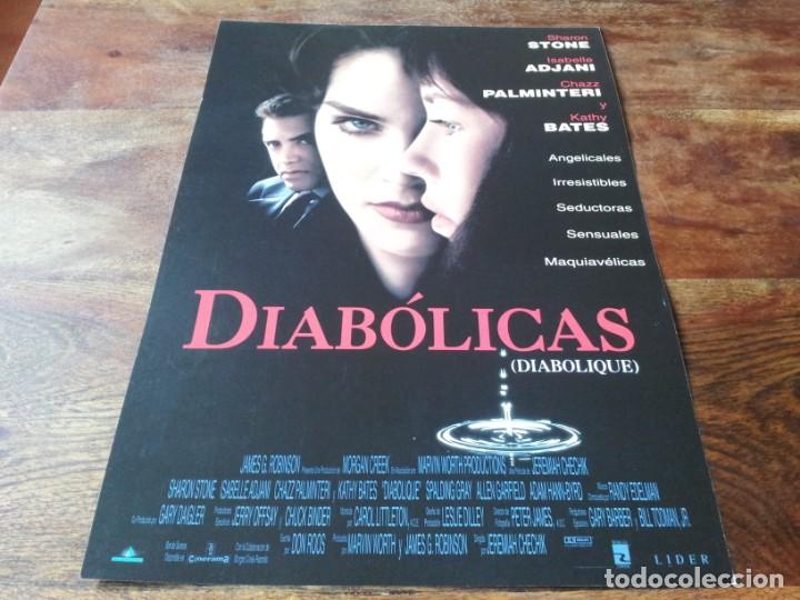 Cine: Diab&oacute;licas - Sharon Stone, Isabelle Adjani, Chazz Palminteri - guia original aurum 1996