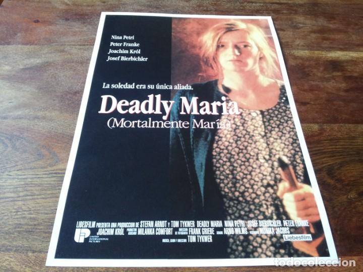 Cine: deadly maria Mortalmente Mar&iacute;a - Nina Petri, P&eacute;ter Franke, Joachim Kr&oacute;l - guia original u.i.p 1993