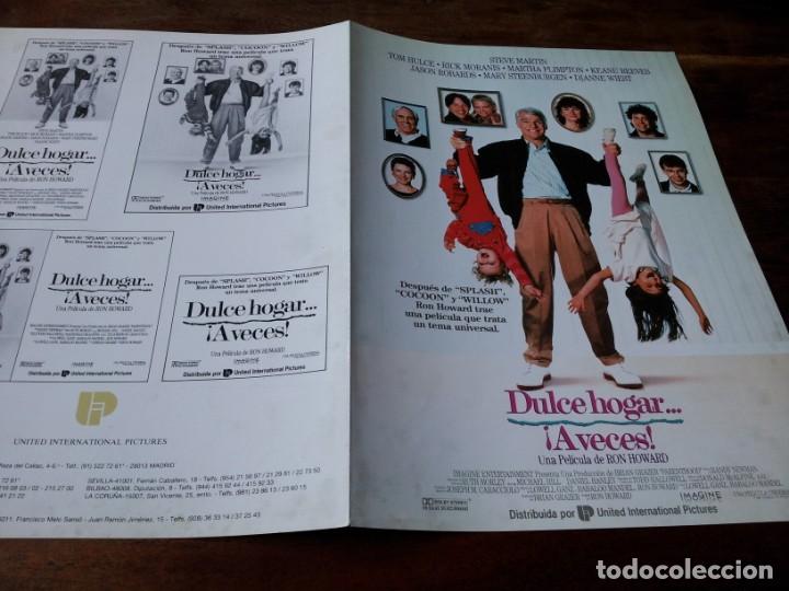Cine: Dulce hogar... &iexcl;a veces! - Steve Martin, Jason Robards, Mary Steenburgen - guia original u.i.p 1989
