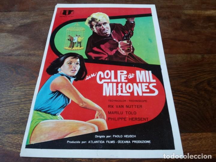 Kino: Un golpe de mil millones - Rik Van Nutter,Maril&uacute; Tol&oacute;, Eduardo Fajardo - guia original iberica 1967