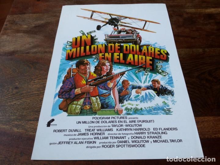 Cine: un millon de dolares en el aire - Robert Duvall, Treat Williams - guia original filmayer 1981