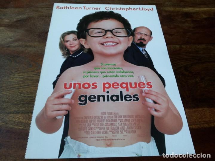 Cinema: Unos peques geniales - Kathleen Turner, Christopher Lloyd, Kim Cattral - guia original columbia 1999