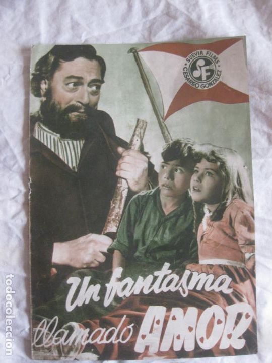 Cin&eacute;ma: UN FANTASMA LLAMADO AMOR. GUIA PUBLICITARIA. SUEVIA FILMS. CESAREO GONZALEZ.