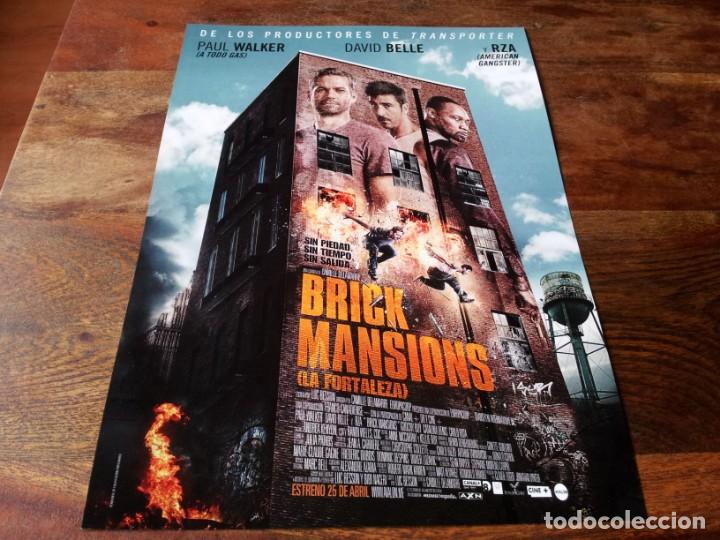 Cine: Brick Mansions La fortaleza - Paul Walker, David Belle, RZA, carlo rota - guia original avalon 2014