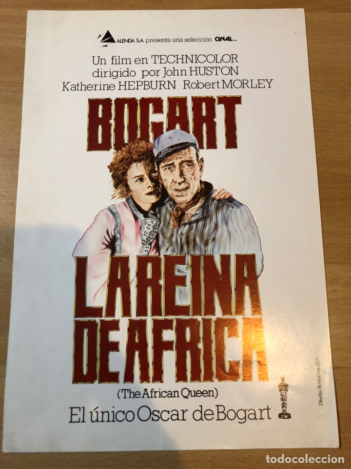 Cine: Guia la reina de africa.humphrey Bogart katharine hepburn