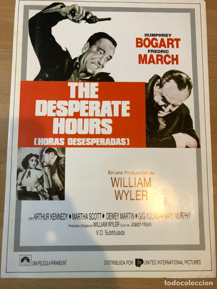 Cine: Guia horas desesperadas.humphrey Bogart.william wyler