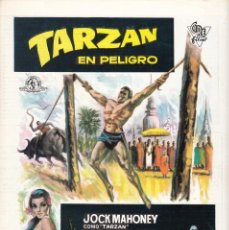 Cine: TARZAN EN PELIGRO / JOCK MAHONEY - 1968. Lote 224202828