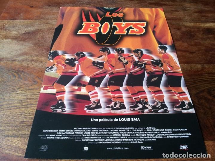Cinema: Los Boys - Marc Messier, R&eacute;my Girard, Patrick Huard, Serge Th&eacute;riault - guia original civite 1997
