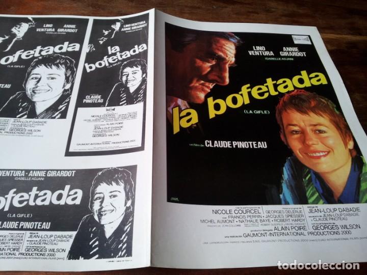 Cinema: La bofetada - lino ventura, annie girardot, isabelle adjani - guia original floralva 1974