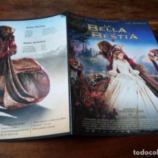 Cine: LA BELLA Y LA BESTIA - LÉA SEYDOUX, VINCENT CASSEL, ANDRÉ DUSSOLLIER - GUIA ORIGINAL DEAPLANETA 2014. Lote 224243615