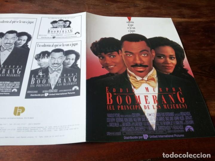 Kino: Boomerang, el pr&iacute;ncipe de las mujeres - Eddie Murphy, halle berry - guia original u.i.p 1992
