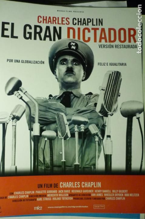 Cine: guia el gran dictador.-charles chaplin