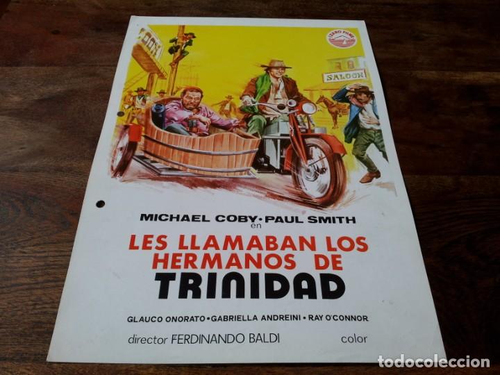 Cinema: Les llamaban los hermanos Trinidad - michael coby, paul smith - guia original izaro 1975
