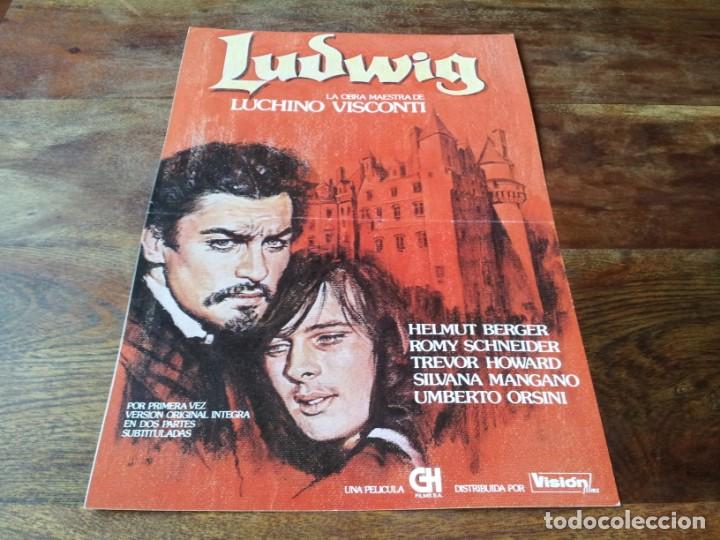 Cine: ludwig - helmut berger, trevor howard, silvana mangano, Luchino Visconti - guia original vision 1974